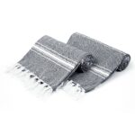 belizzi home peshtemal turkish towel 100% cotton chevron beach towels oversized 36x71, beach towels for adults, soft durable absorbent extra large bath sheet hammam towel