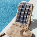 belizzi home peshtemal turkish towel 100% cotton chevron beach towels oversized 36x71, beach towels for adults, soft durable absorbent extra large bath sheet hammam towel
